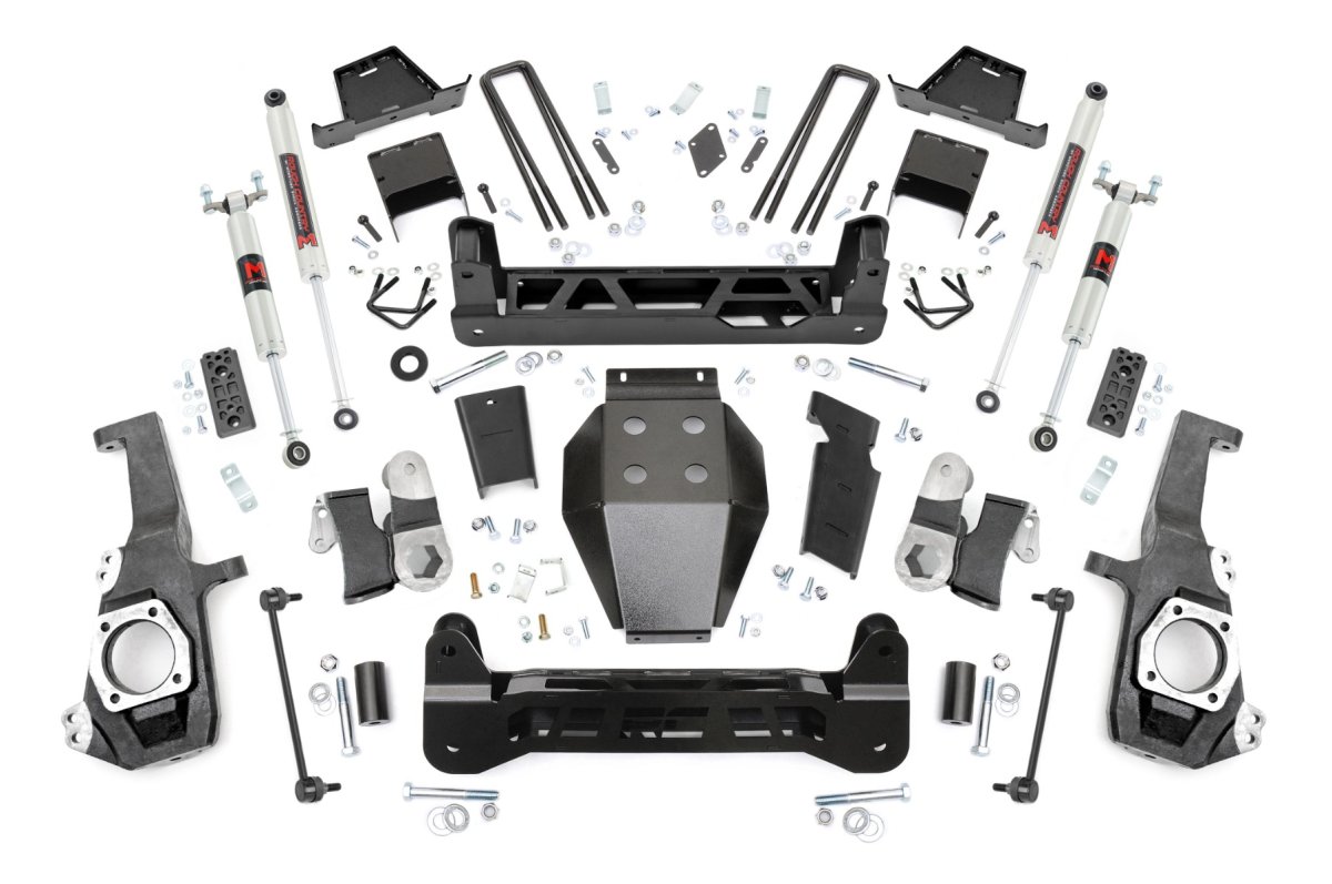 GMC Sierra 2500 HD Suspension Lift Kit - Rough Country - 7 Inch Lift Kit | NTD | M1 - '20-'25